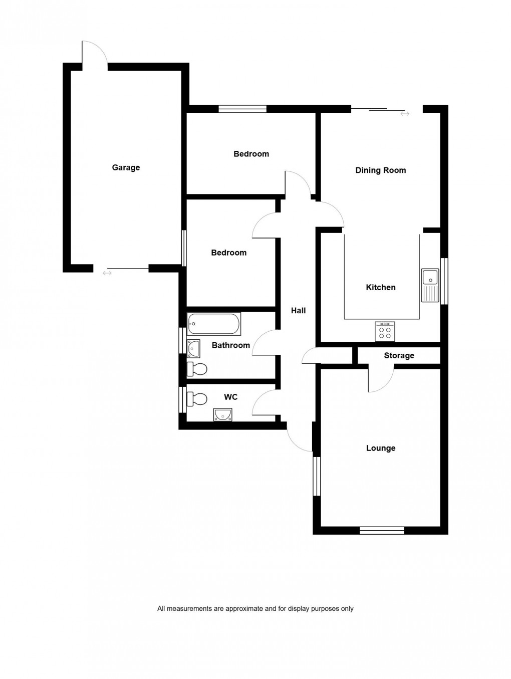 Floorplan for Penybanc Road, Ammanford, SA18 