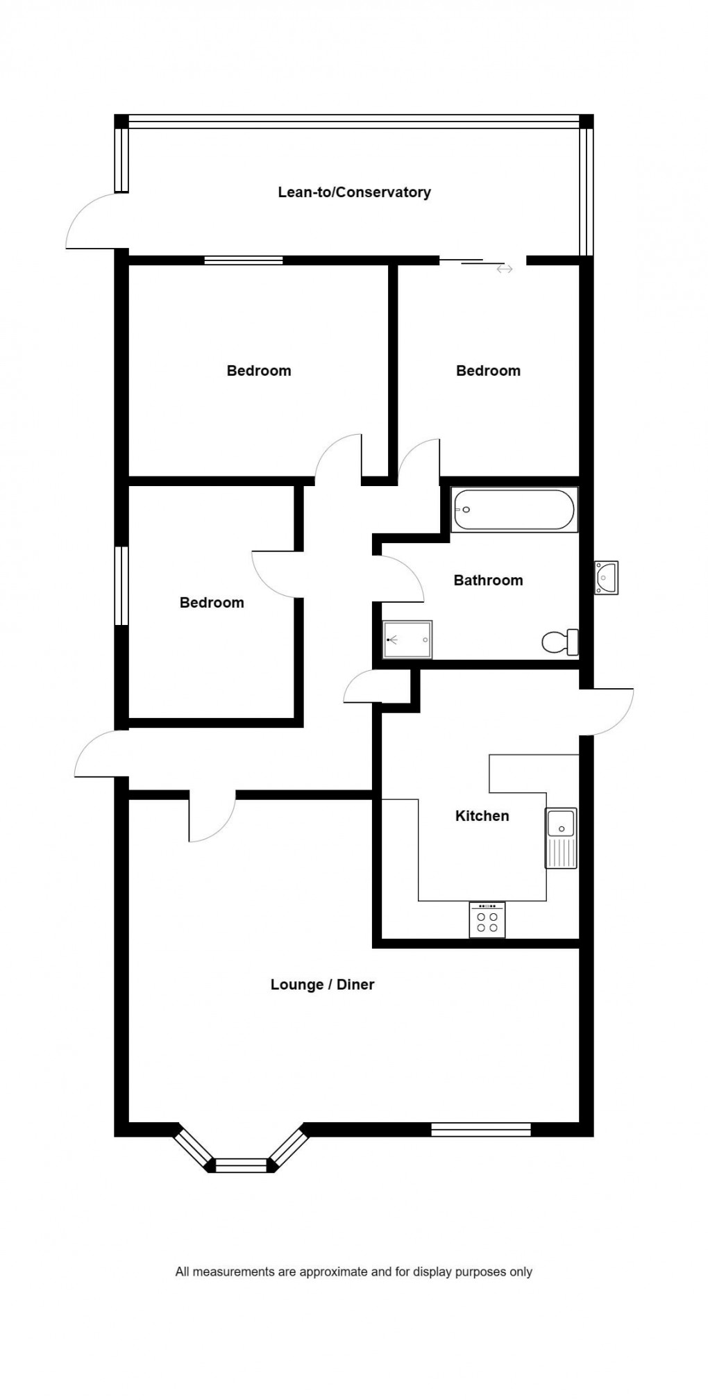 Floorplan for Llwyn Y Bryn, Ammanford, SA18 2ES