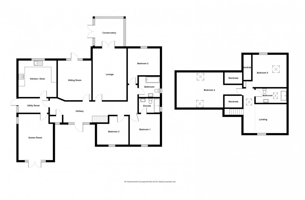 Floorplan for Pantydwr, Llandeilo Road, Upper Brynamman, Ammanford, SA18