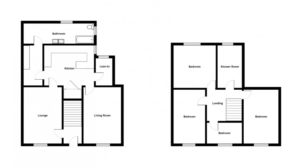 Floorplan for Wern Road, Garnant, Ammanford, SA18