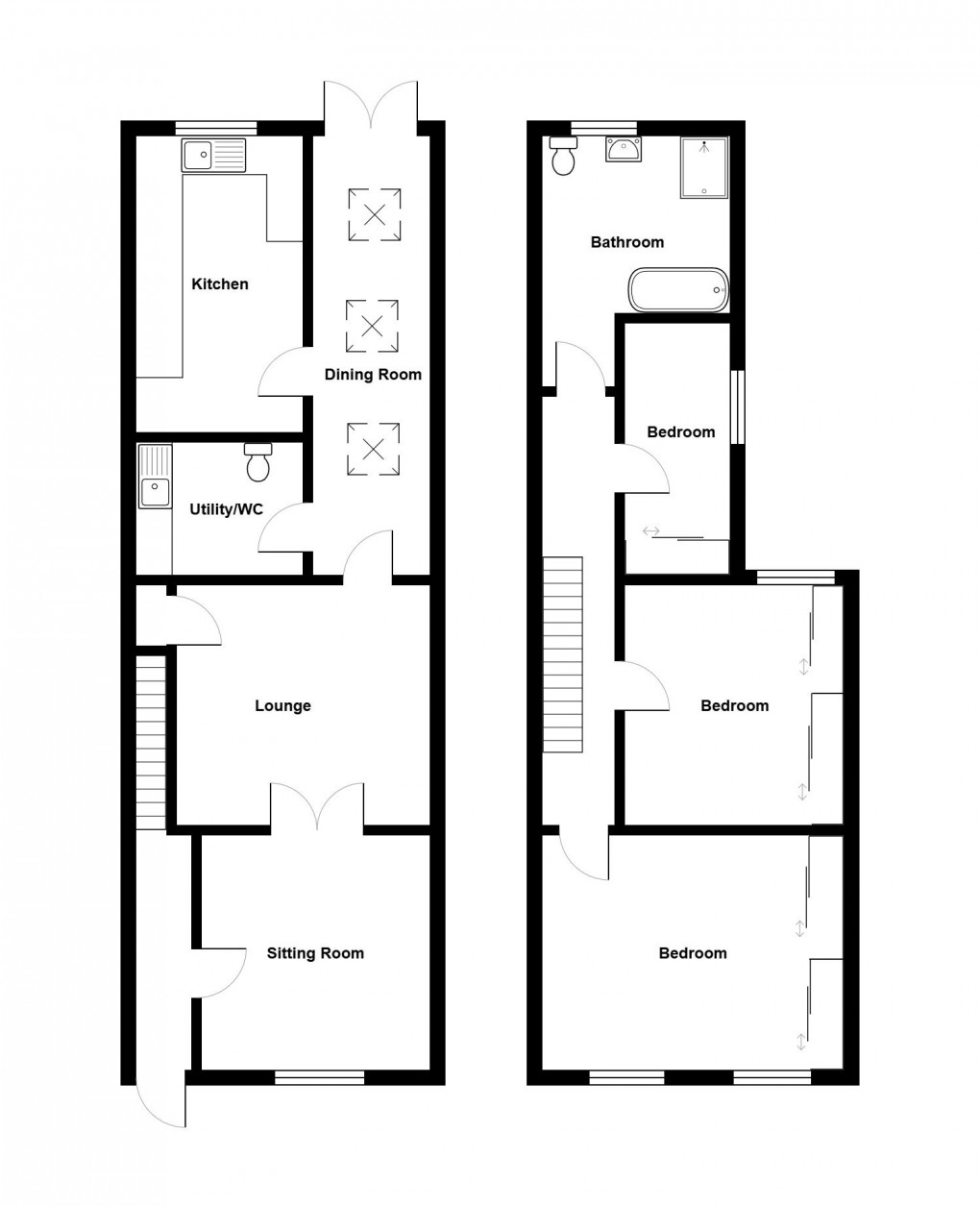 Floorplan for Wind Street, Ammanford, SA18 3DU