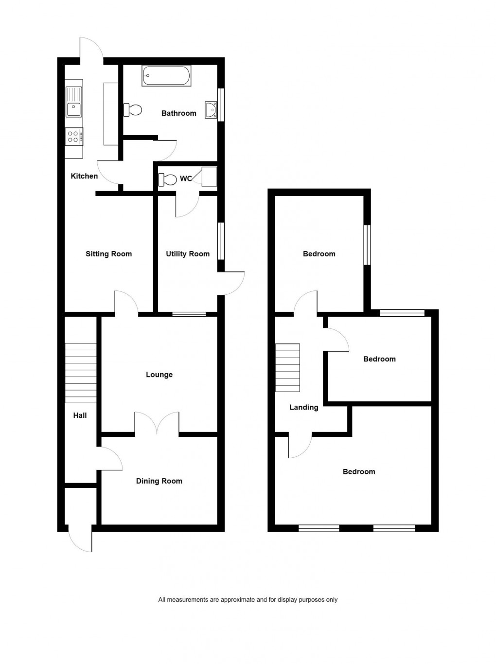 Floorplan for Glyn Road, Lower Brynamman, SA18 1SS