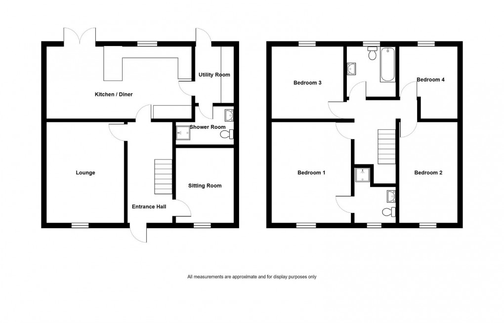 Floorplan for Tycroes Road, Tycroes, SA18 3NS