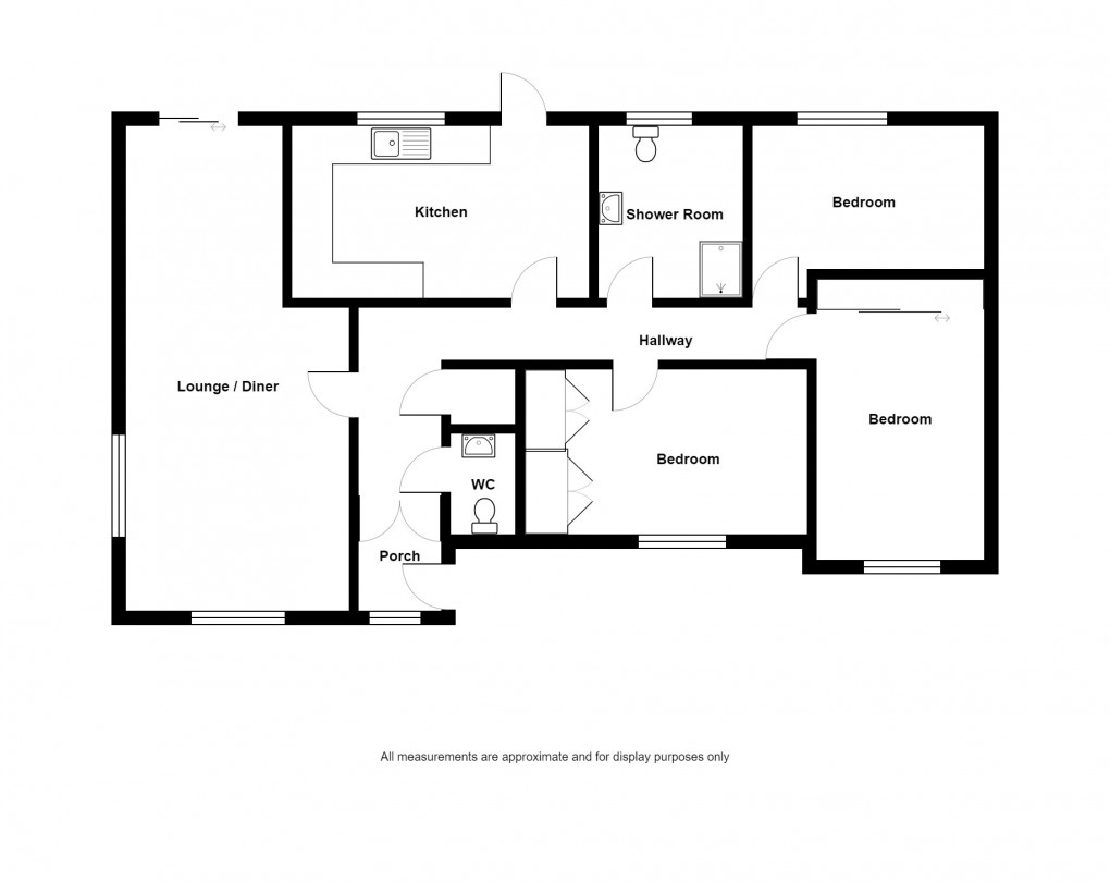 Floorplan for Fairoak, Pontamman, Ammanford, SA18 