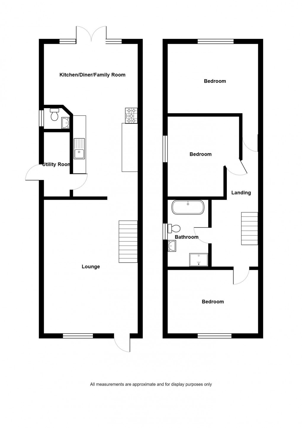 Floorplan for Saron Road, Saron, Ammanford, SA18 