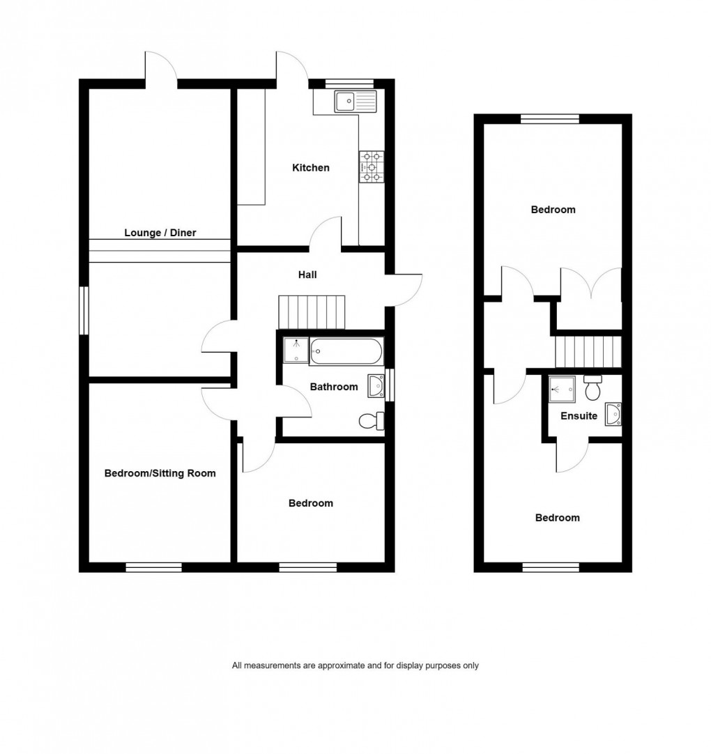 Floorplan for Penybanc Road, Penybanc, Ammanford, SA18 3QS