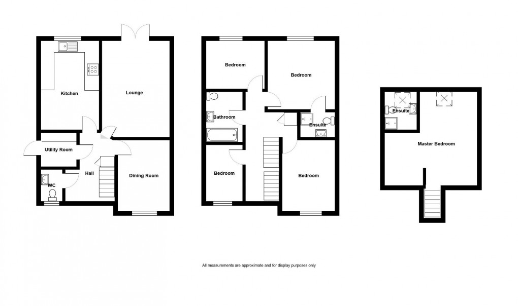 Floorplan for Llys Y Foel, Foelgastell. Llanelli, SA14 7DW