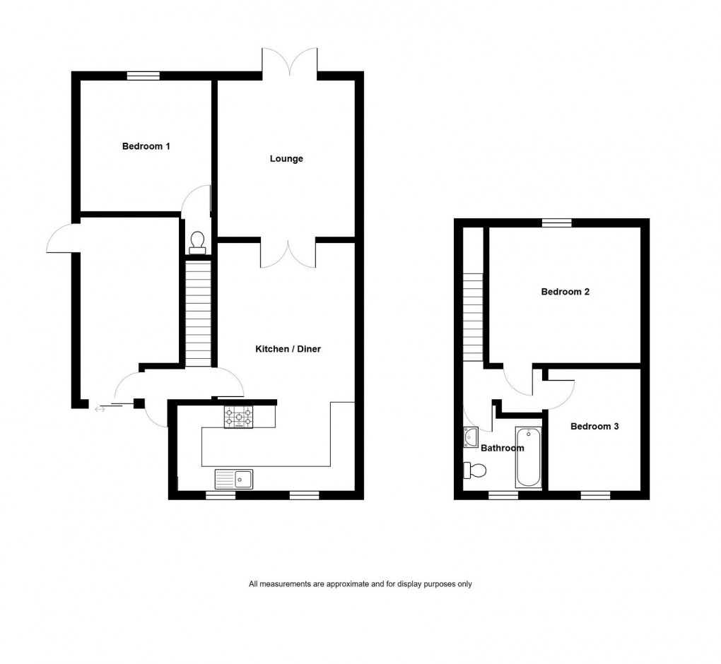 Floorplan for Rhodfa Bryn Rhos, Glanamman, Ammanford, SA18