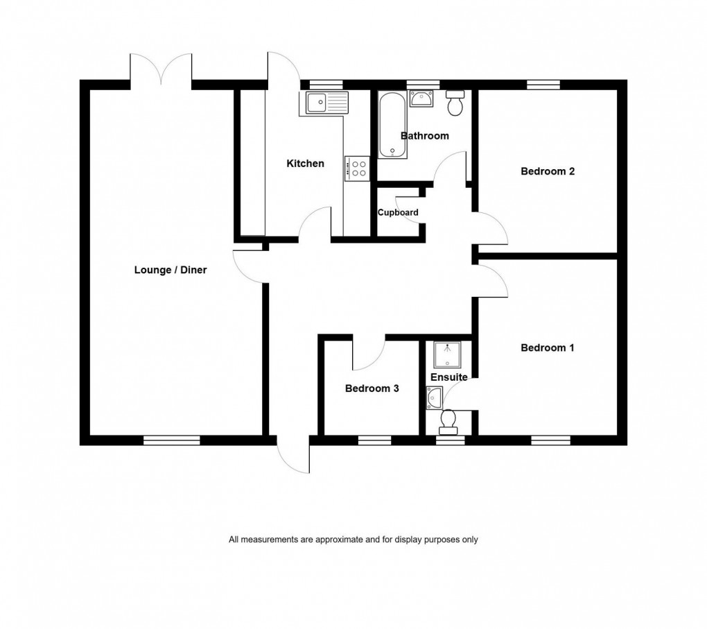 Floorplan for Woodlands Park, Betws, Ammanford, SA18