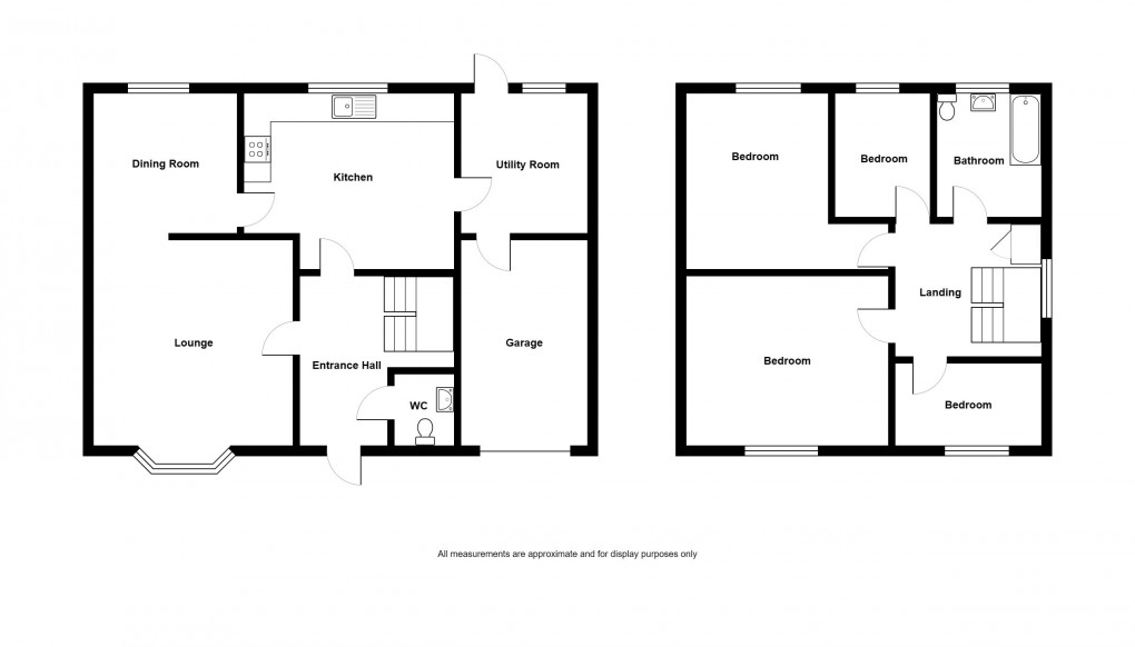 Floorplan for Llwyn Y Bryn, Ammanford, SA18 2ES