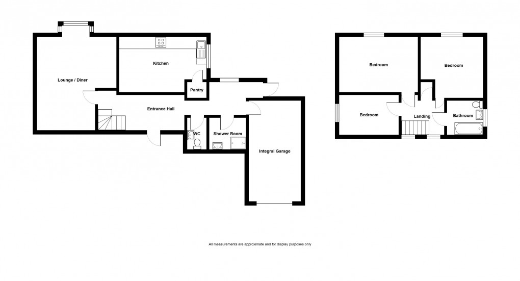 Floorplan for Lon Y Felin, Garnswllt, Ammanford, SA18 