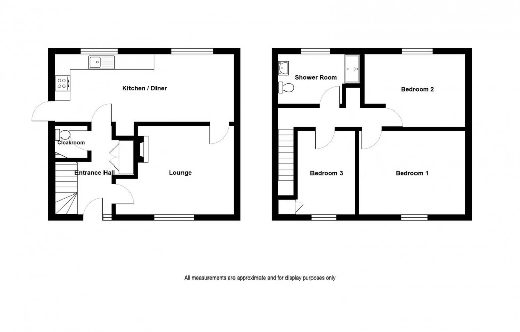 Floorplan for Jones Terrace, Glanamman, Ammanford, Carms, SA18