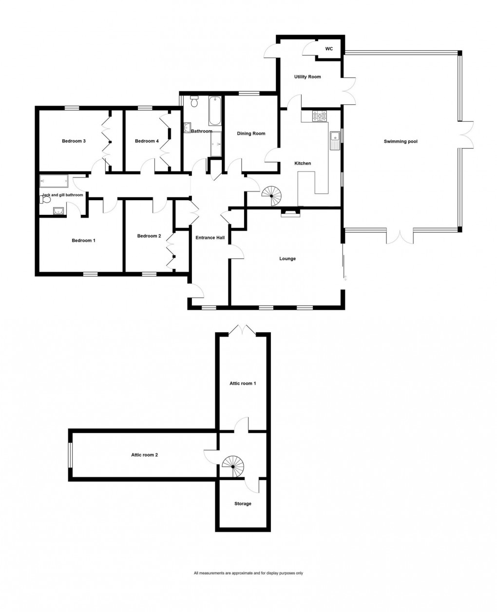 Floorplan for Mount Pleasant, Llanwrda, Carmarthenshire, SA19