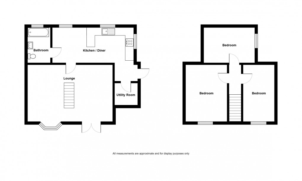 Floorplan for Mountain Road, Upper Brynamman, SA18 1AE