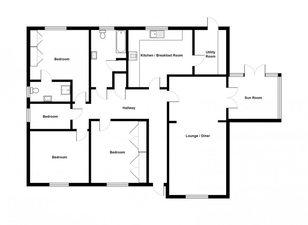 Floorplan for Black Lion Road, Gorslas, Llanelli, SA14 6RU