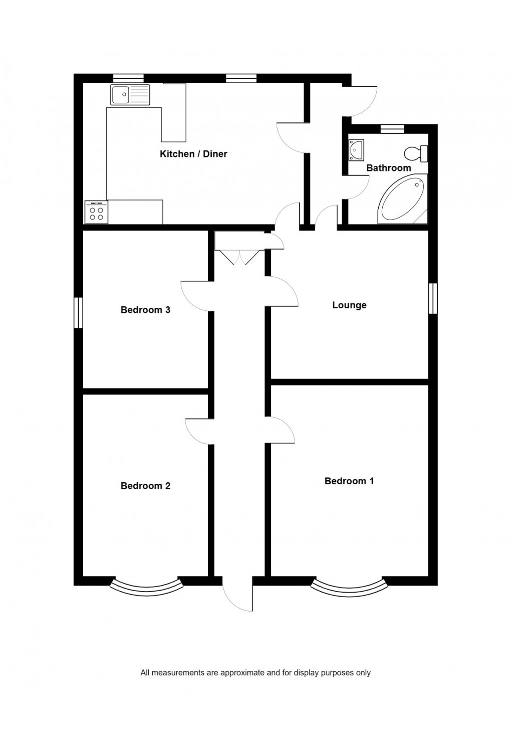 Floorplan for Penybanc Road, Penybanc, Ammanford, SA18