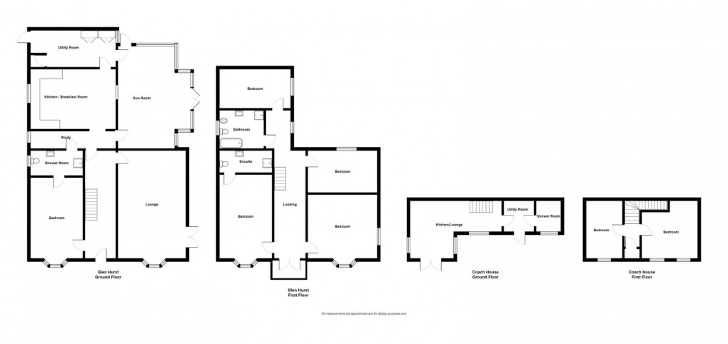 Floorplan for Glen Hurst, Cwmamman Road, Glanamman, Ammanford, SA18 1DZ