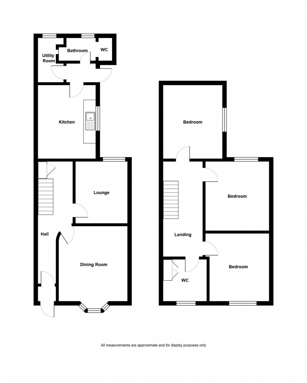 Floorplan for Singleton Road, Upper Tumble, Llanelli, SA14 6DS