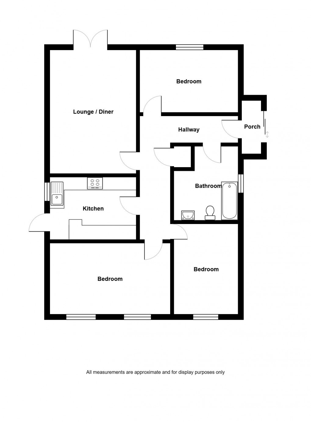 Floorplan for Llwyncelyn, Capel Hendre, Ammanford, SA18 3SS